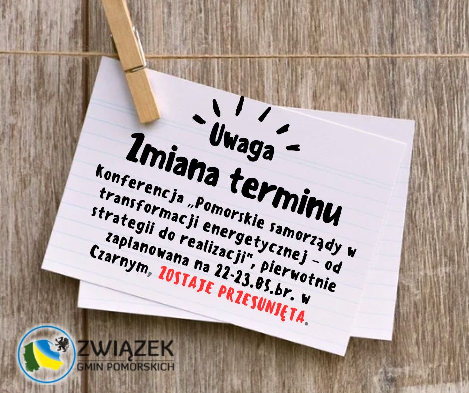 Zmiana terminu konferencji dot. OZE