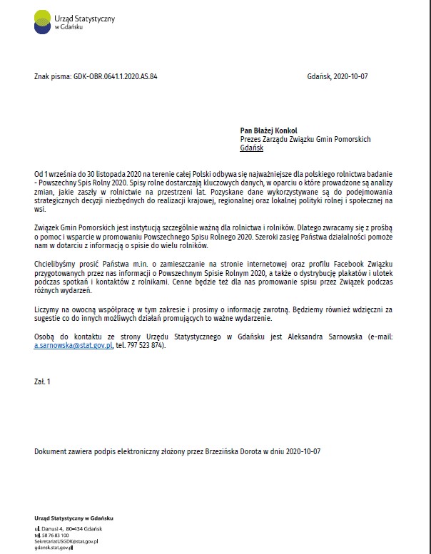 Od 1 września do 30 listopada 2020r. Powszechny Spis Rolny