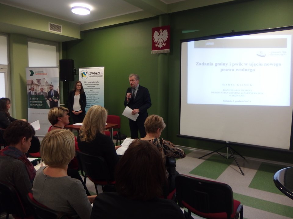 Seminarium pn. „Gospodarka wodno-ściekowa w gminach w świetle nowelizacji ustawy Prawo Wodne”