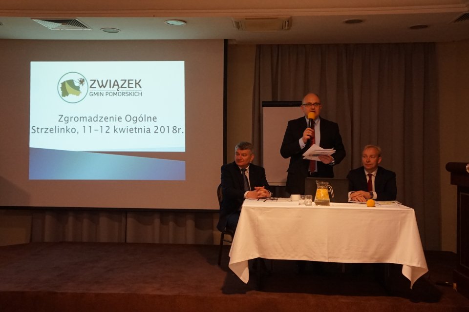  Obrady  Zgromadzenia Ogólnego Związku Gmin Pomorskich -Dolina Charlotty, Strzelinko, 11-12 IV 2018 