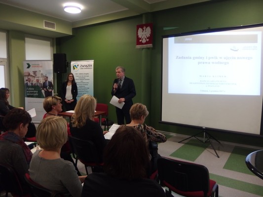 Seminarium pn. „Gospodarka wodno-ściekowa w gminach w świetle nowelizacji ustawy Prawo Wodne”