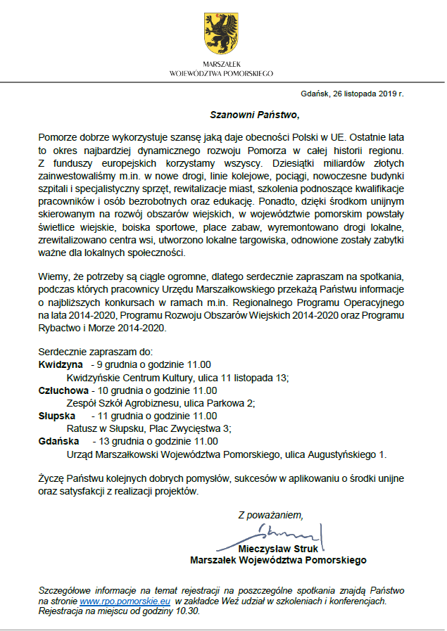 Spotkanie informacyjne