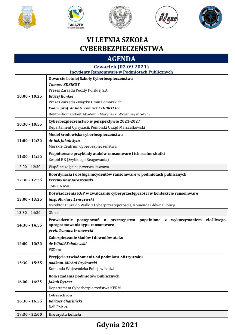 Zapraszamy na VI edycję konferencji „Letnia Szkoła Cyberbezpieczeństwa”